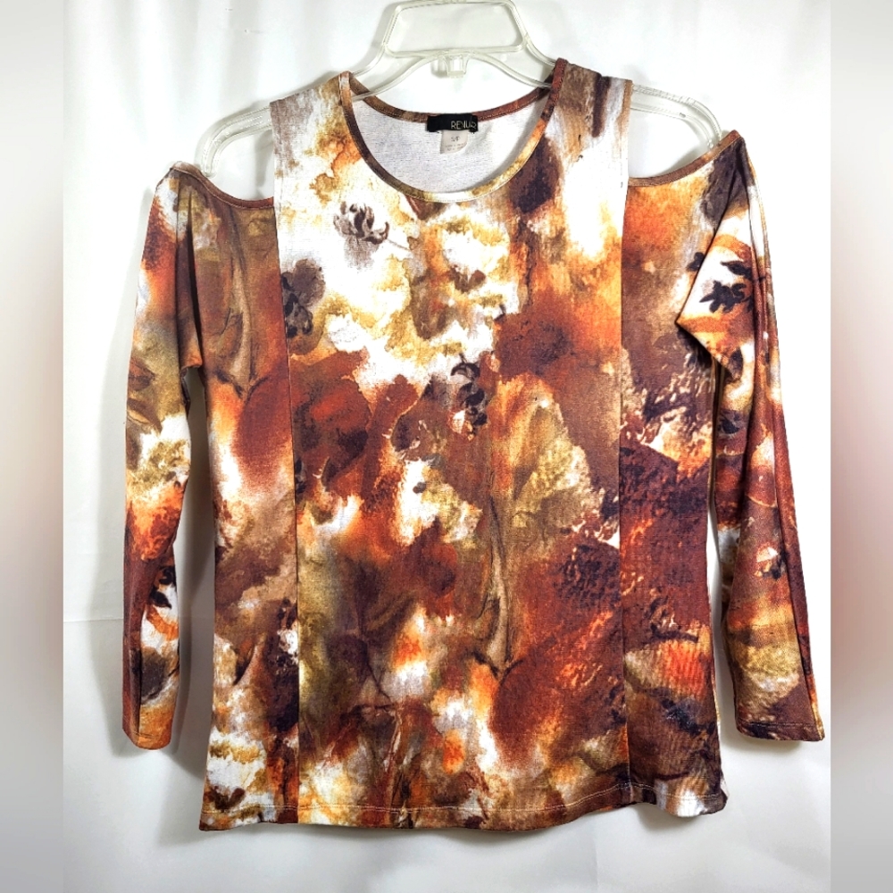 RENUAR fall colors long sleeve tunic  women's SP  #1381